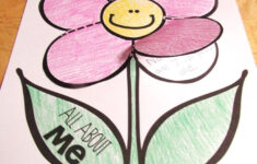 All About Me Craft for All About Me Flower Free Printable