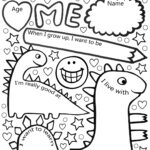 All About Me Dinosaur Themed Worksheet   Rooftop Post Printables Regarding Free Printable All About Me Worksheet Uk