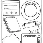 All About Me Drawing Worksheet For Preschool And Kindergarten Intended For All About Me Worksheet Kindergarten