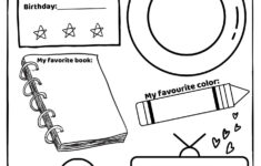 All About Me Drawing Worksheet For Preschool And Kindergarten pertaining to All About Me Preschool Worksheet Free