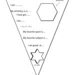 All About Me : English Esl Worksheets Pdf & Doc Pertaining To All About Me Triangle Worksheet