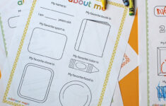 All About Me- Free Printable Worksheets For Pre-K To Elementary pertaining to All About Me Worksheet Crayola