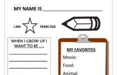 All About Me Free Printables - Printable Party Favors throughout All About Me Worksheet Khan Academy