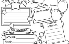 All About Me Free Printables - Printable Party Favors within All About Me Worksheet Khan Academy