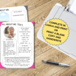 All About Me Getting To Know Me Poster, Printable Dementia Care Pertaining To All About Me Worksheet Alzheimer Society