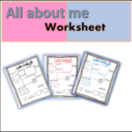 All About Me In Arabic كل شئ عني | Madeteachers For All About Me Worksheet In Arabic