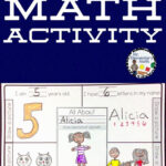 All About Me Math Activity With Math All About Me Worksheet