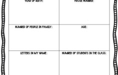 All About Me Math (Figure Me Out Math Printable Activity) - Etsy pertaining to Math All About Me Worksheet