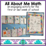 All About Me Math!Ktpontpt | Tpt Throughout All About Me Worksheet Tpt