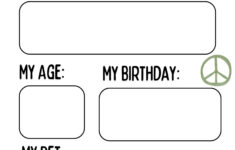 All About Me Printable Activity Page For Kids - About A Mom throughout All About Me Worksheet School Age