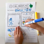 All About Me Printable Preschool Worksheet (Free Pdf) In All About Me Worksheet Completed