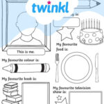 All About Me Printable Worksheet In All About Me Worksheet Twinkl