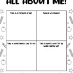 All About Me Printable Worksheets   50 Free Printables | Printabulls Inside All About Me Worksheet 3 Year Old