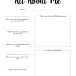 All About Me Printable Worksheets   50 Free Printables | Printabulls Inside All About Me Worksheet For Ukg Class