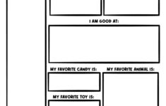 All About Me Printable Worksheets - 50 Free Printables | Printabulls inside All About Me Worksheet Free High School