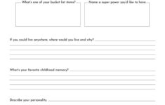 All About Me Printable Worksheets - 50 Free Printables | Printabulls intended for Get To Know Me High School Worksheet
