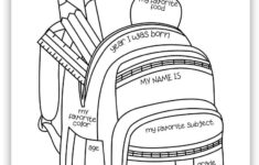 All About Me Printable Worksheets (Free Pdf Printables) - Simply in All About Me Worksheet Coloring