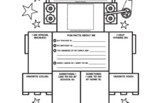 All About Me Robot Posters 30-Count Packagescholastic inside All About Me Robot Worksheet