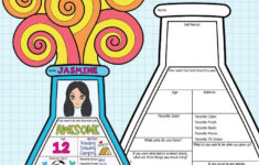 All About Me Science Activity with All About Me Worksheet Science Flask