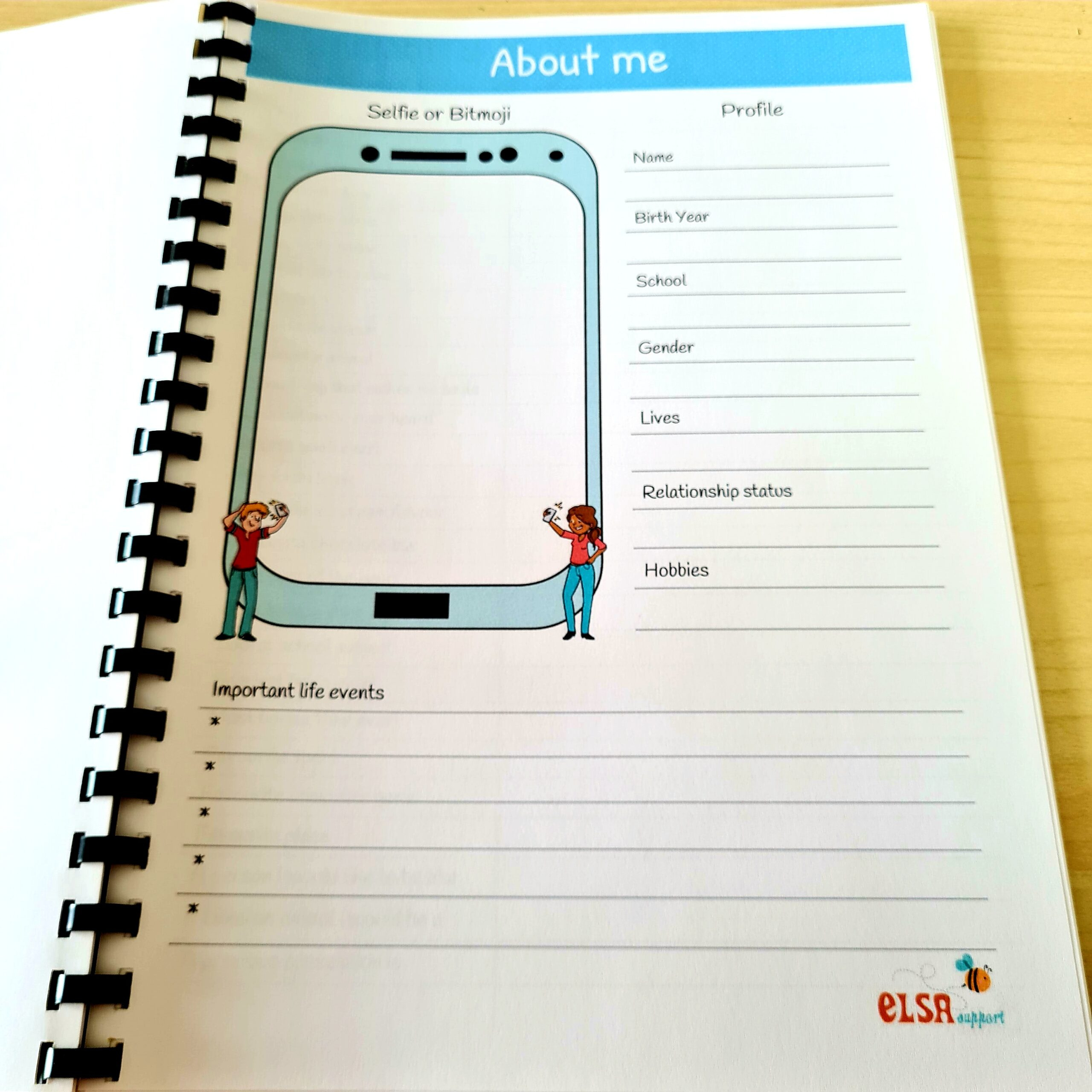 All About Me Secondary - Item 500 - Elsa Support pertaining to All About Me Worksheet Elsa