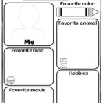 All About Me Self Introduction Kindergarten Practice Activity With All About Me Worksheet With Answers For Kindergarten