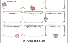 All About Me! (Sentence Completion) [F] (Gs) inside All About Me Worksheet Therapy