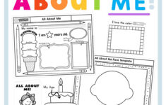 All About Me Template - Superstar Worksheets within All About Me Cupcake Printable For Teens