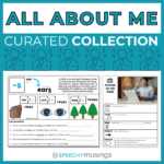 All About Me | Themed Language Unit | Speech Language Therapy. With All About Me Worksheet Speech Therapy