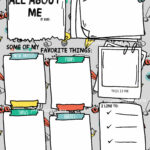 All About Me Tween/Teen/Adult Themed   8X10, 11X14, 16X20, 22X28 Inside All About Me Sheet For Teens
