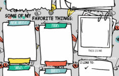 All About Me Tween/Teen/Adult Themed - 8X10, 11X14, 16X20, 22X28 inside All About Me Sheet For Teens