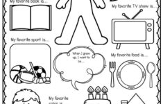 All About Me Worksheet First Day Of School Activity for All About Me Worksheet Early Years