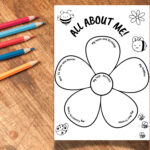 All About Me Worksheet For Kids Digital Download | Printable Within All About Me Flower Printable For Kids