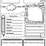 All About Me Worksheet Free Within All About Me Worksheet Upper Elementary