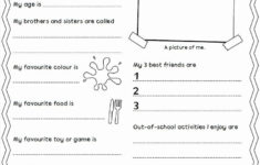 All About Me Worksheet Lovely All About Me Worksheet Personal inside All About Me Worksheet For 3rd Graders