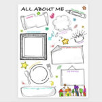 All About Me Worksheet Printable Sheet   Etsy With Regard To All About Me Worksheet Etsy