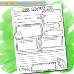All About Me Worksheet, Religious Ed., Ccd, Catholic, Color Sheet For All About Me Worksheet Catholic