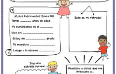 All About Me Worksheet Spanish - 20 Free Pdf Printables | Printablee pertaining to All About Me Worksheet Spanish Free Download