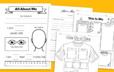 All About Me Worksheets: 11 Free Options For All Grade Levels pertaining to Worksheet All About Me Sixth Grade