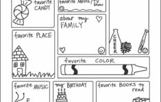 All About Me Worksheets And Templates - 50 Free Pdf Printables throughout All About Me Worksheet Upper Elementary