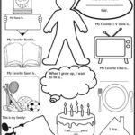 All About Me Worksheets And Templates   50 Free Pdf Printables With Regard To All About Me Worksheet Black And White