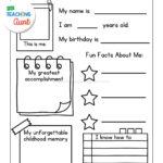 All About Me Worksheets Free Printable   The Teaching Aunt Intended For All About Me Worksheet Elementary Free