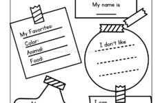 All About Me Worksheets Free Printable - The Teaching Aunt pertaining to All About Me Worksheet Teacher