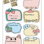All About Me Worksheets Free Printable   The Teaching Aunt Regarding All About Me Worksheet For 3 Year Olds
