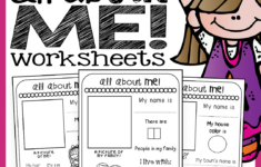 All About Me Worksheets in All About Me Worksheet Girl