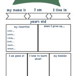 All About Me Worksheets | Printable Templates Intended For All About Me Worksheet Work