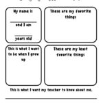 All About Me Worksheets | Printable Templates Intended For All About Me Worksheet Year 7
