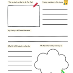 All About My Family! In Mylemarks All About Me Worksheet