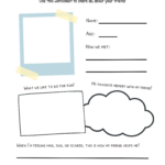 All About My Friend With Regard To All About Me Worksheet Mylemarks