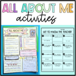 Back To School All About Me, Getting To Know You 4Th,5Th,6Th,7Th,8Th Grade Inside All About Me Worksheet 8Th Grade