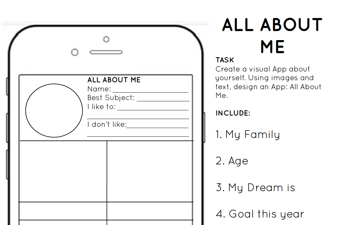 Back To School: All About Me (Template) – Creative Chinese in All About Me Worksheet in Chinese
